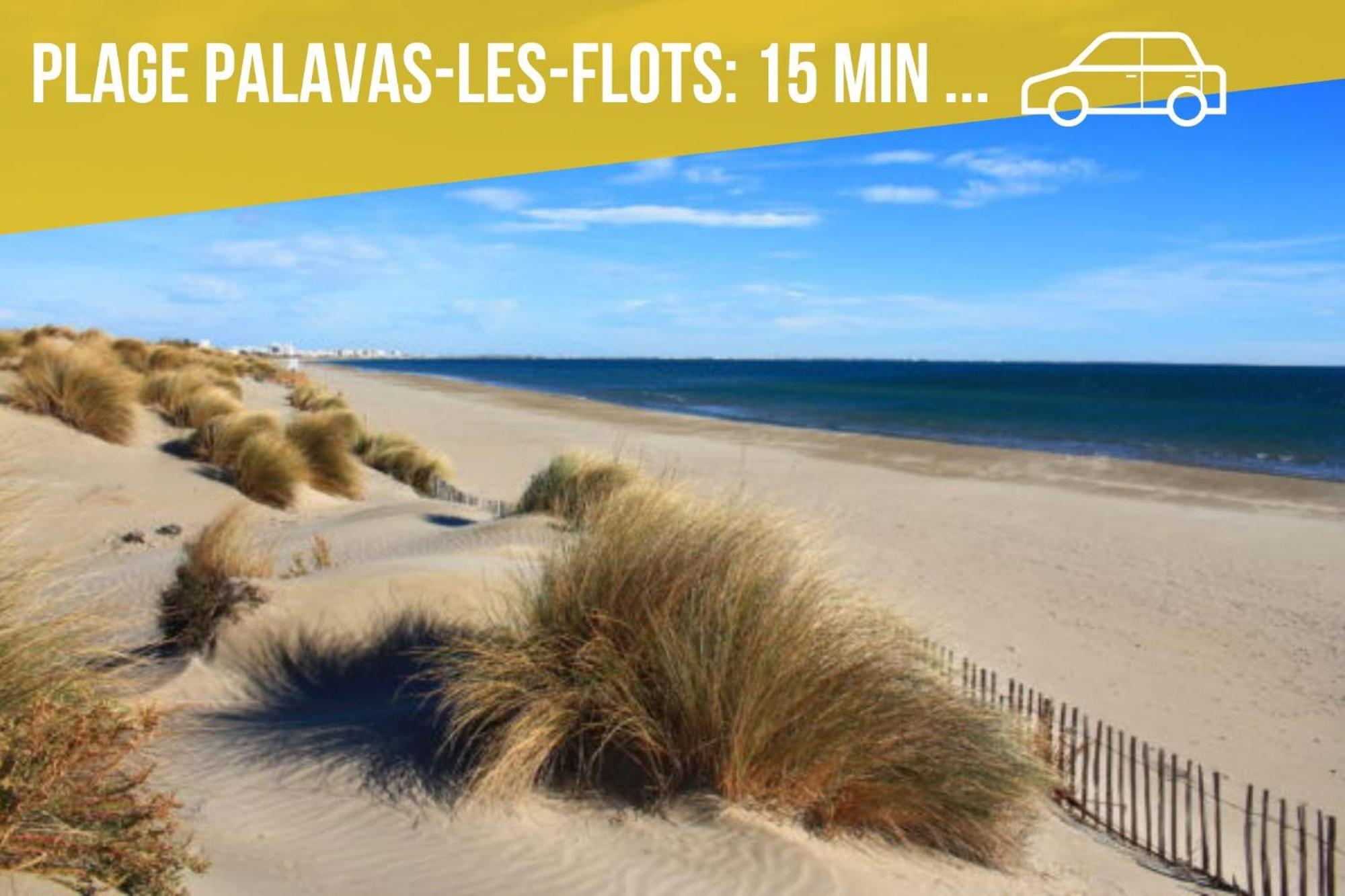 Amja Proche Clinique Saint-Roch Apt 3 Chambres 3 Salles De Bain Parking Gratuit Ideal Famille Groupe Coworking 10 Min Centre Ville 10 Min Plage 5 Min Sortie Autoroute Montpellier Exterior foto